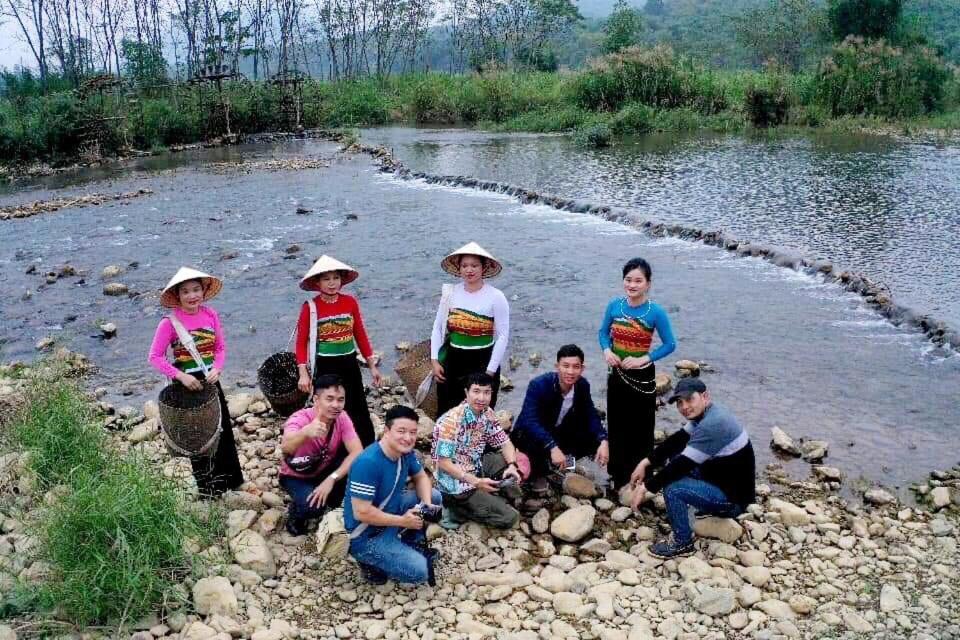 Oh Pu Luong Homestay Huong Ba Thuoc Exterior photo